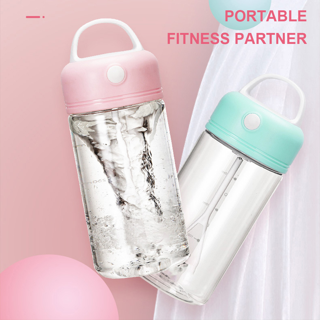 Protein Shaker Bottle - Electric Shake Bottle Leak-proof 380ML Blending