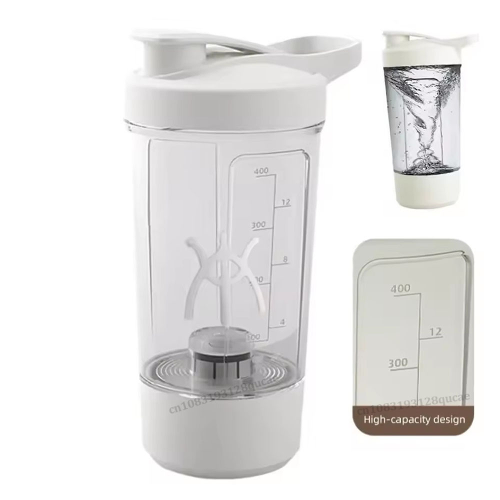 Protein Shaker Bottle - Electric Self Stirring Mug, Protein Powder