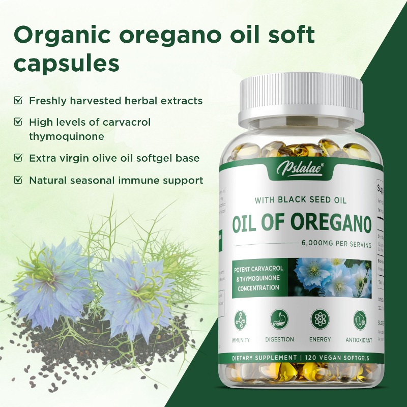 Oregano Oil Capsules - Balance - Black Seed Oil Capsule ulasan dan harga