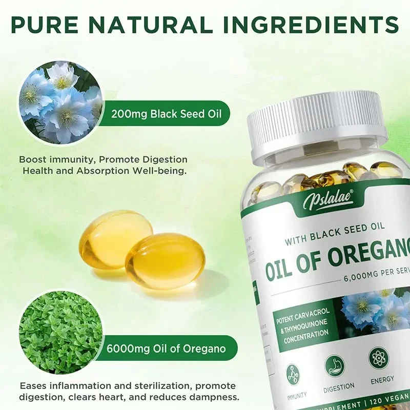 Oregano Oil Capsules - Balance - Black Seed Oil Capsule ulasan dan harga