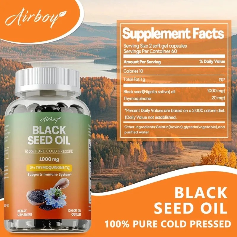 Black Seed Oil Capsules Suppor - Black Seed Oil Capsule ulasan dan harga