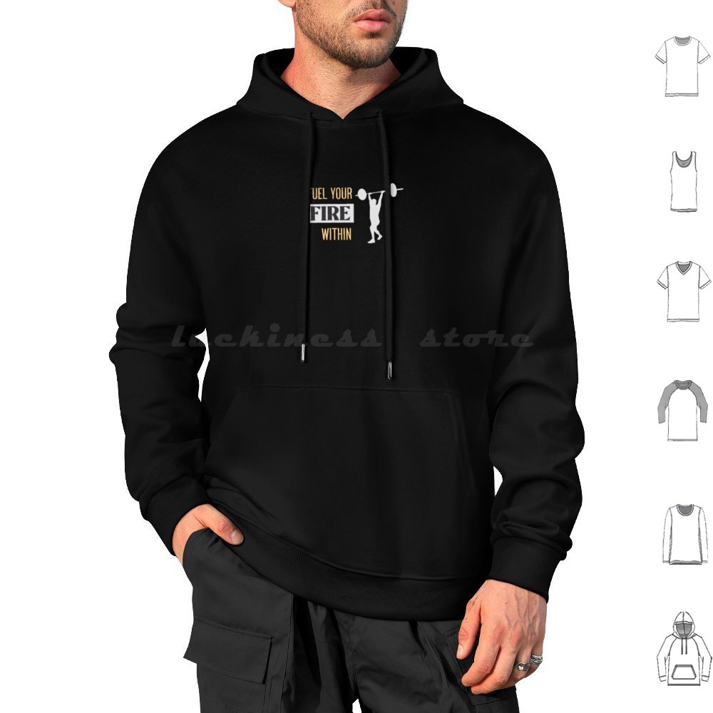 Fuel Your Fire Within Hoodie C - Fuel Fitness & Nutrition Oakbank ulasan dan harga