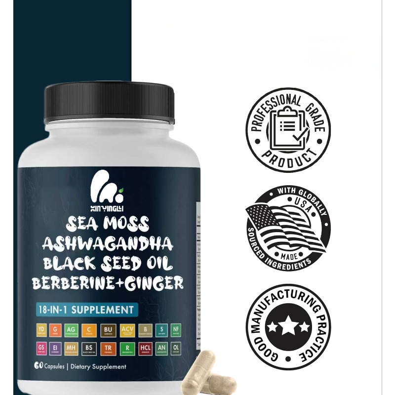 Seaweed, black seed oil, ginge - Black Seed Oil Capsule ulasan dan harga