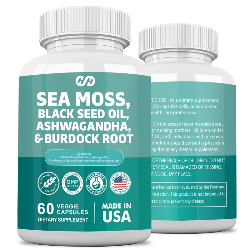 60 Capsules 7000mg Seaweed 400 - Black Seed Oil Capsule ulasan dan harga