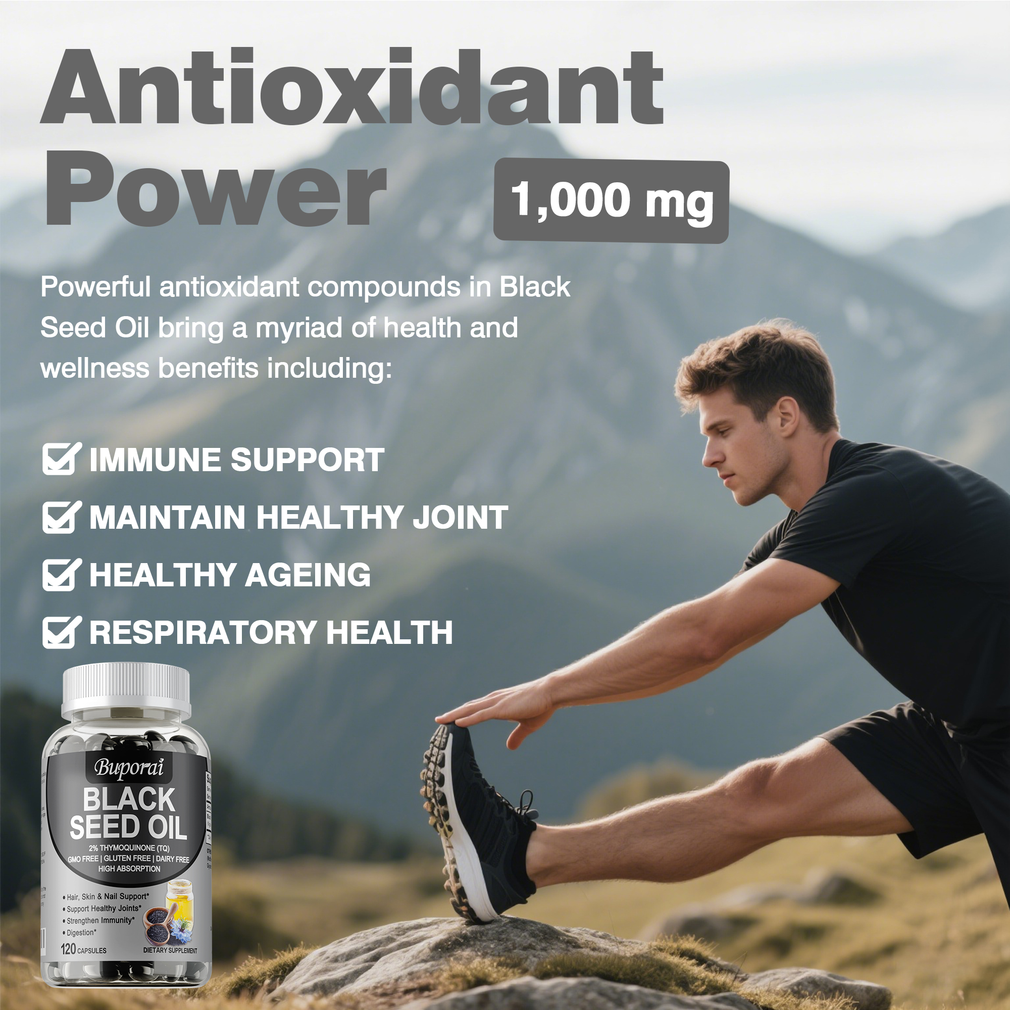 Black Seed Oil - Supports Join - Black Seed Oil Capsule ulasan dan harga
