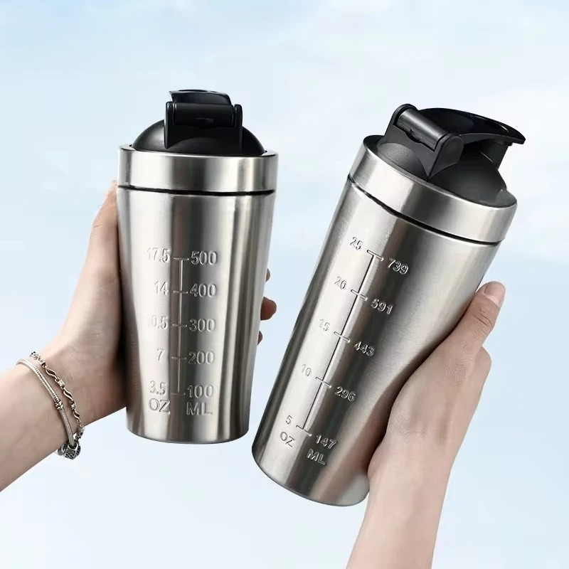 1pcs Stainless Steel Protein P - Protein Shaker Bottle ulasan dan harga