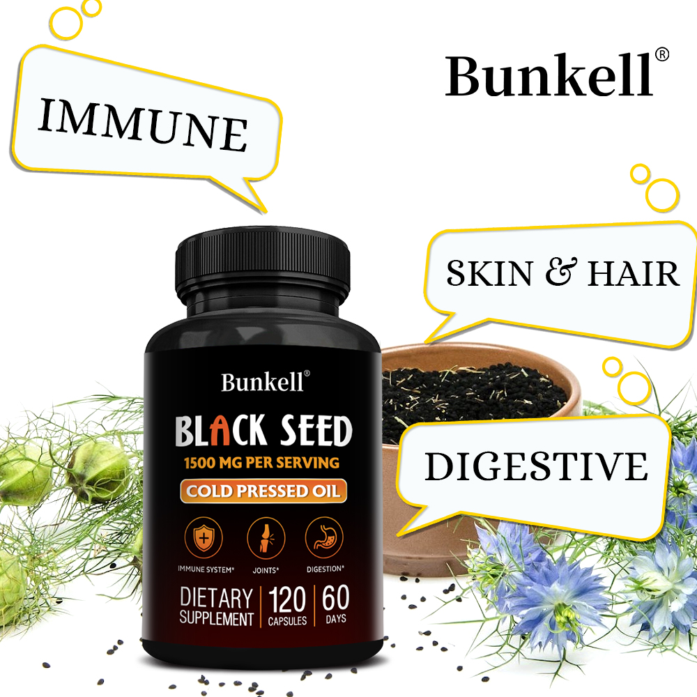 Black Seed Oil Capsules 1500mg - Black Seed Oil Capsule ulasan dan harga