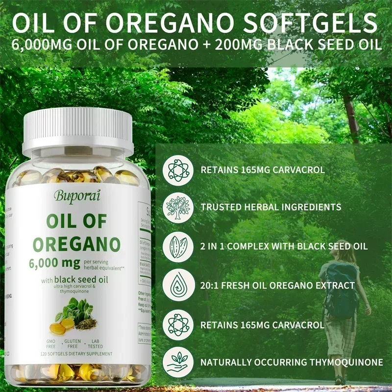 Oil of Oregano Capsules - Impr - Black Seed Oil Capsule ulasan dan harga