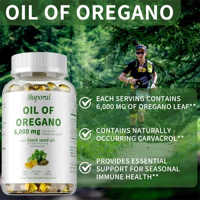 Oil of Oregano Capsules - Impr - Black Seed Oil Capsule ulasan dan harga