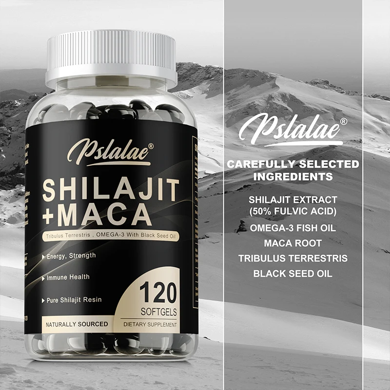 Shilajit + Maca - Boosts Energ - Black Seed Oil Capsule ulasan dan harga