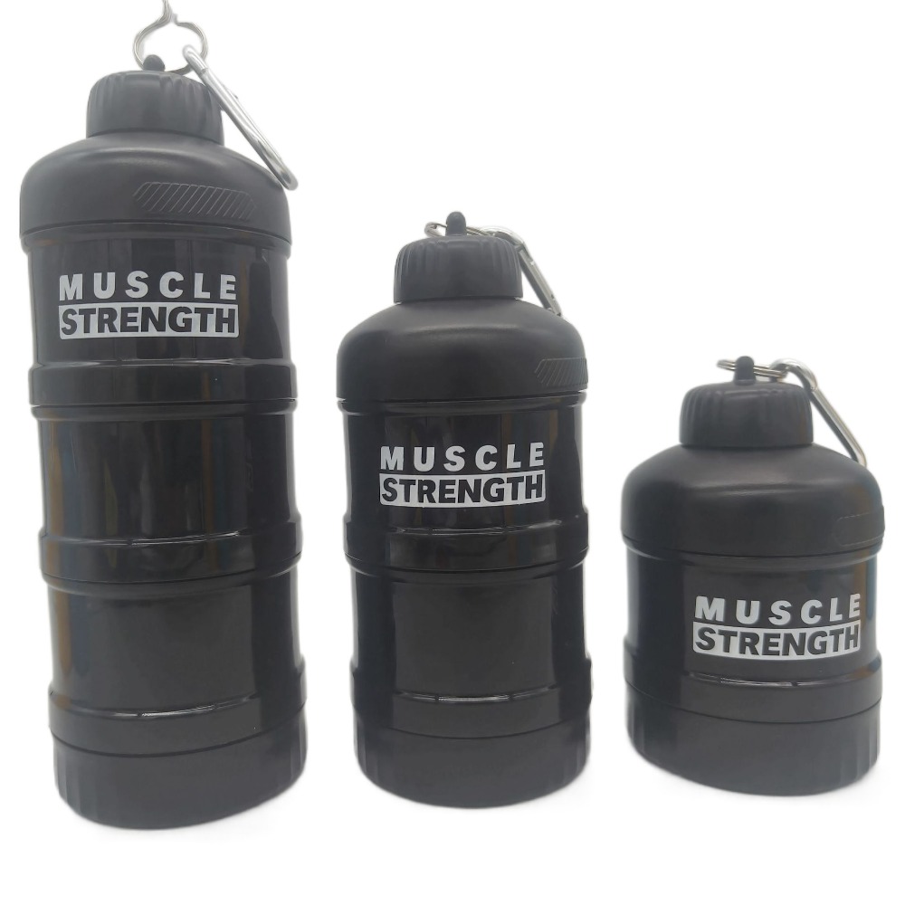 1/2/3-layer Portable Protein P - Protein Shaker Bottle ulasan dan harga
