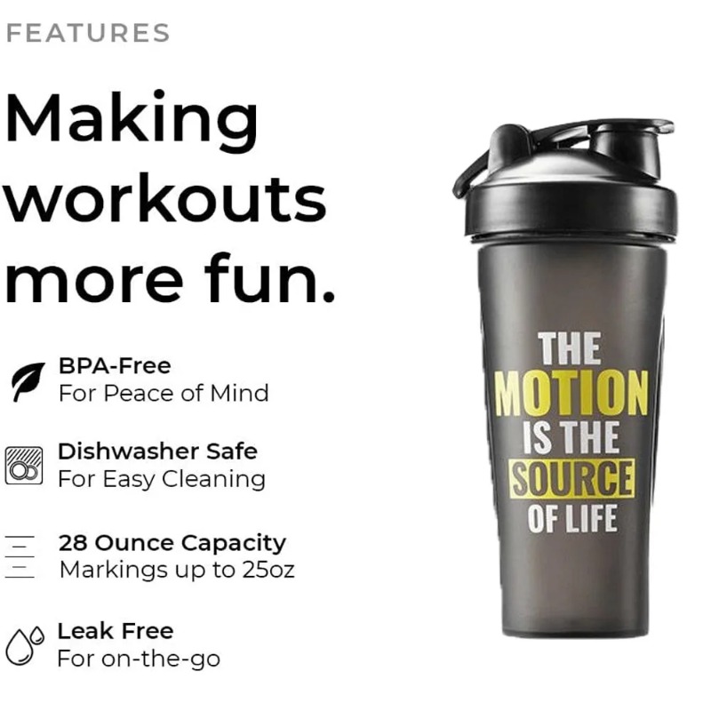 Shake Cup for Meal Replacement - Protein Shaker Bottle ulasan dan harga