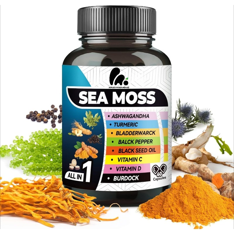 9-in-1 Seaweed Black Seed Oil, - Black Seed Oil Capsule ulasan dan harga