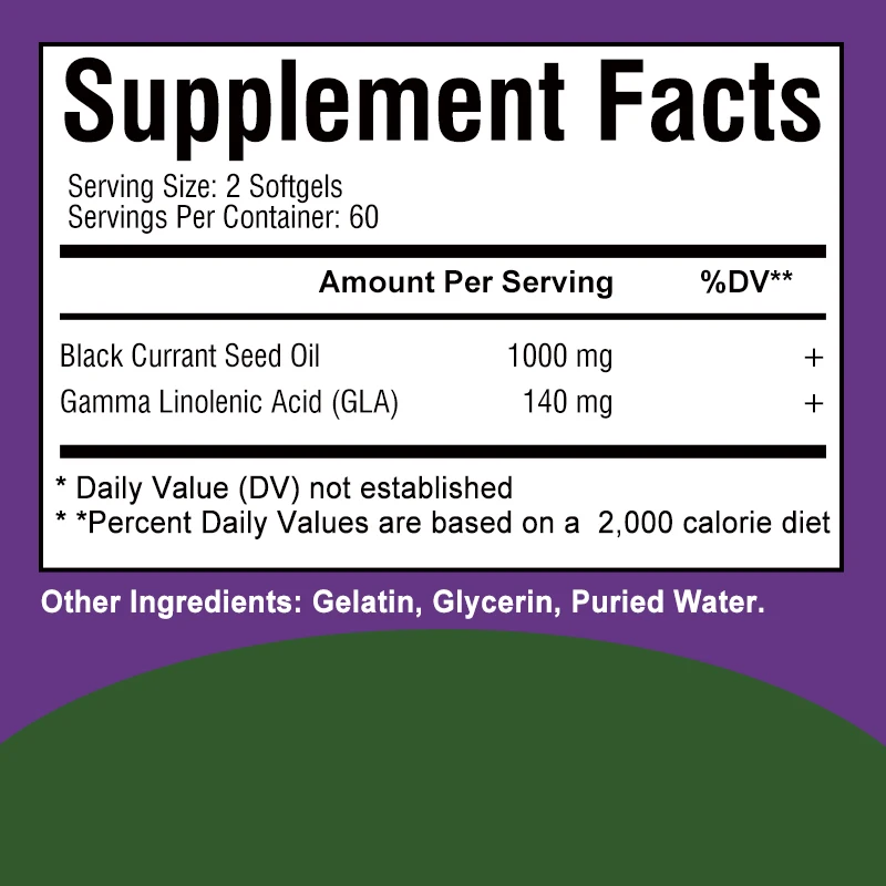 Black Currant Oil 1000 Mg - Co - Black Seed Oil Capsule ulasan dan harga