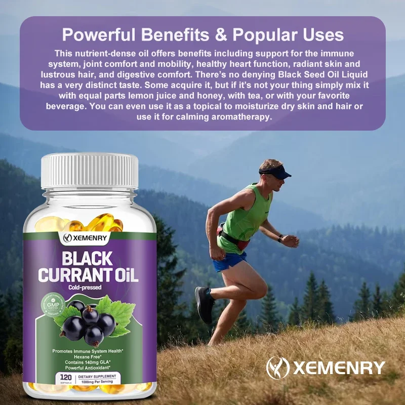 Black Currant Oil 1000 Mg - Co - Black Seed Oil Capsule ulasan dan harga